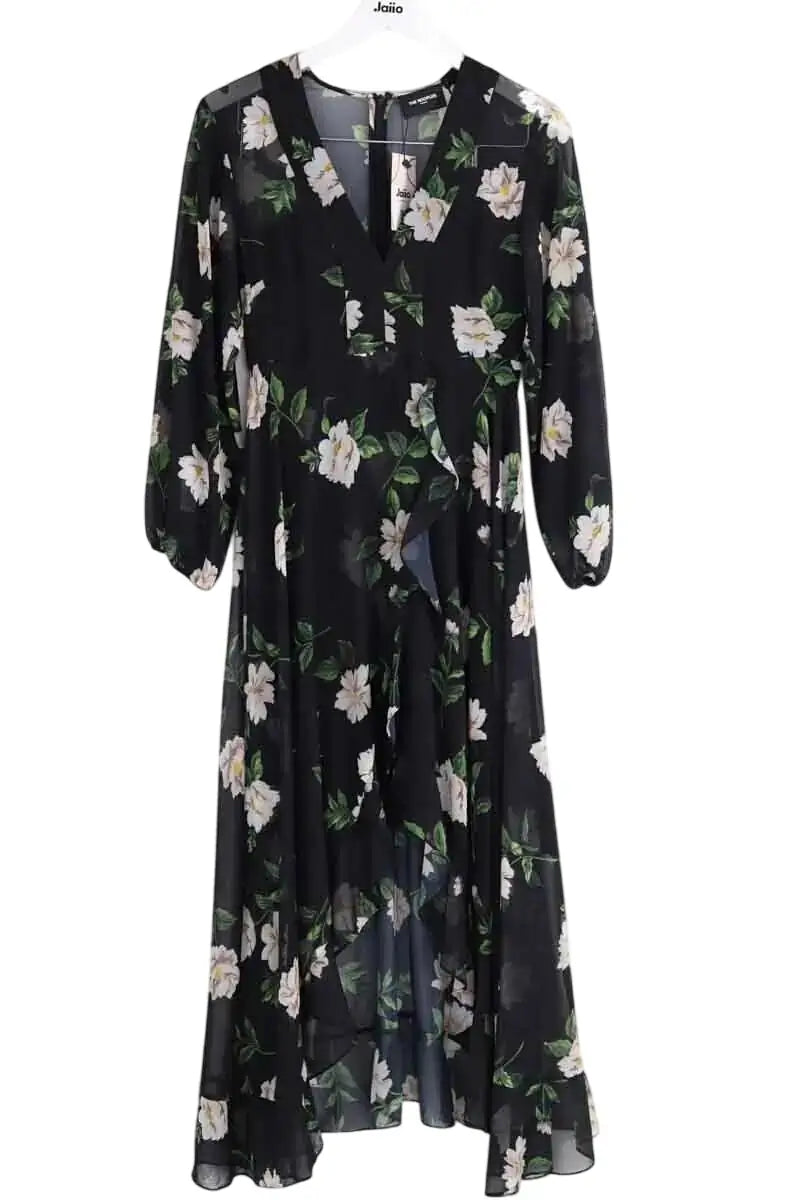 Robe The Kooples Allure Noir en Synthétique, taille S - Seconde Main