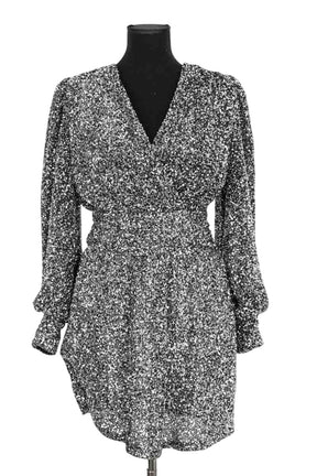 Robe The Kooples Argent en Polyester, taille M - Seconde Main