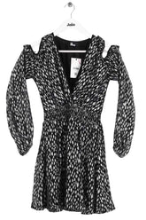 Robe The Kooples Argent en Synthétique, taille XS - Seconde Main