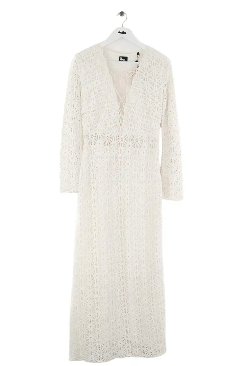 Robe The Kooples Blanc en Coton, taille S - Seconde Main