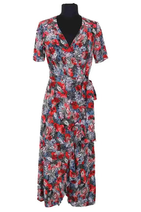 Robe The Kooples Bleu en Soie, taille M - Seconde Main