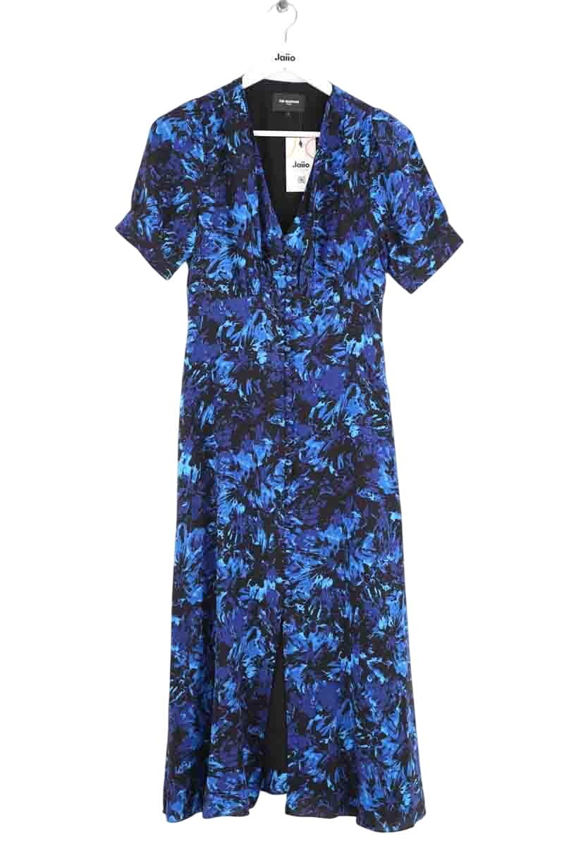 Robe The Kooples Bleu en Soie, taille S - Seconde Main