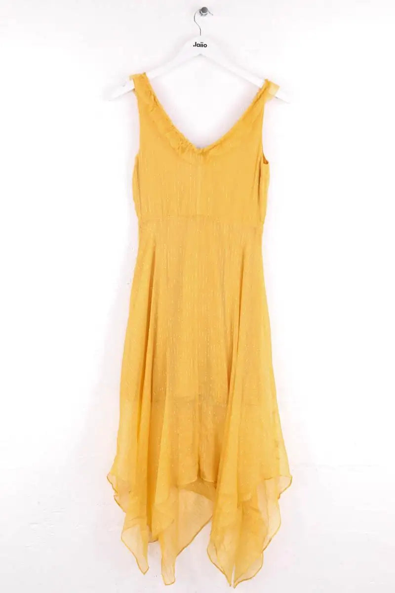 Robe The Kooples Jaune en Soie