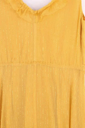 Robe The Kooples Jaune en Soie