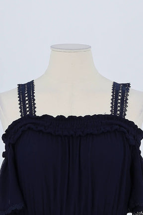 Robe The Kooples Marine en Synthétique