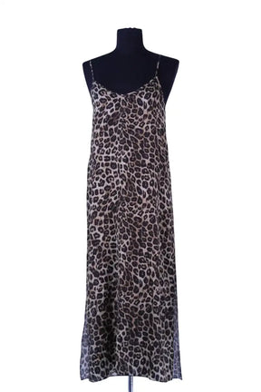 Robe The Kooples Marron en Soie, taille S - Seconde Main
