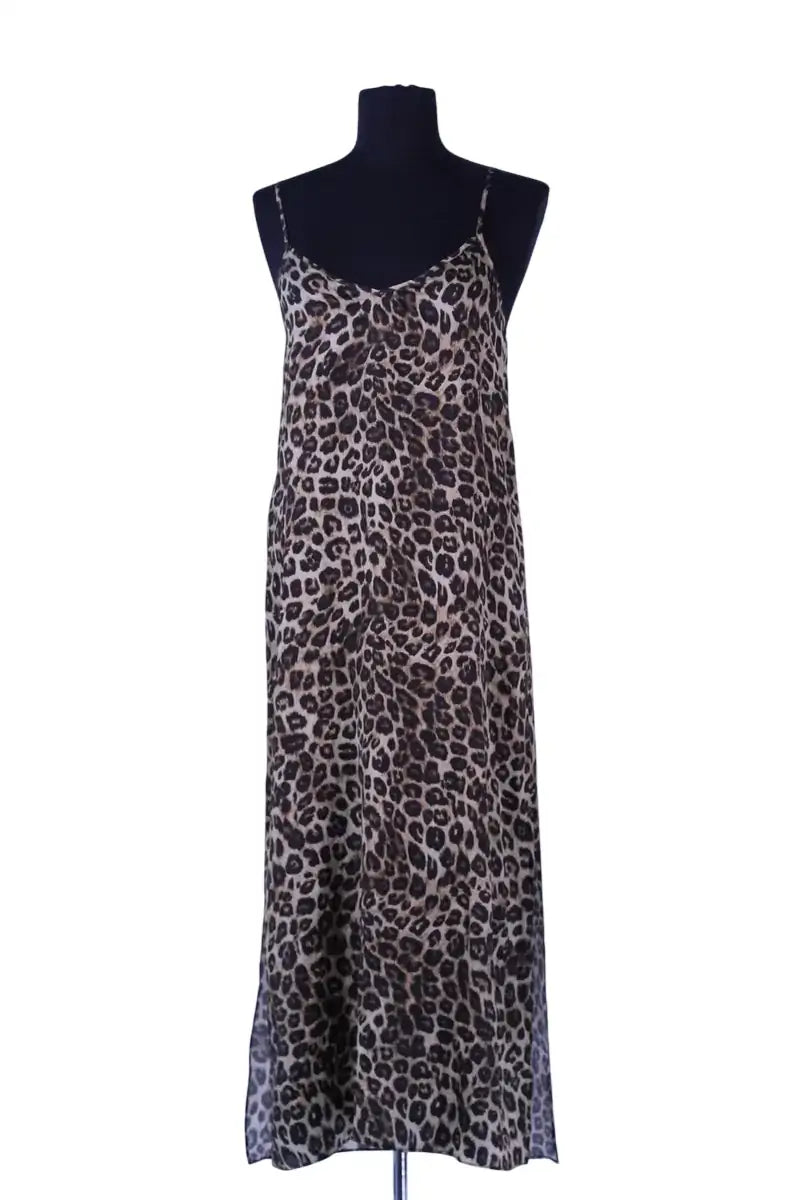 Robe The Kooples Marron en Soie, taille S - Seconde Main
