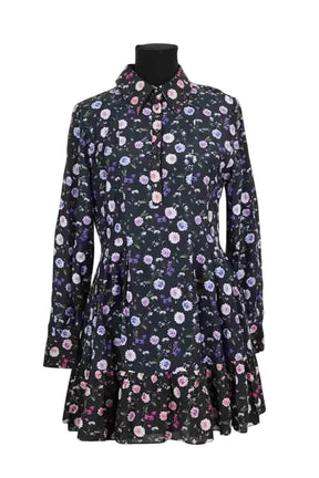 Robe The Kooples Noir en Coton, taille M - Seconde Main