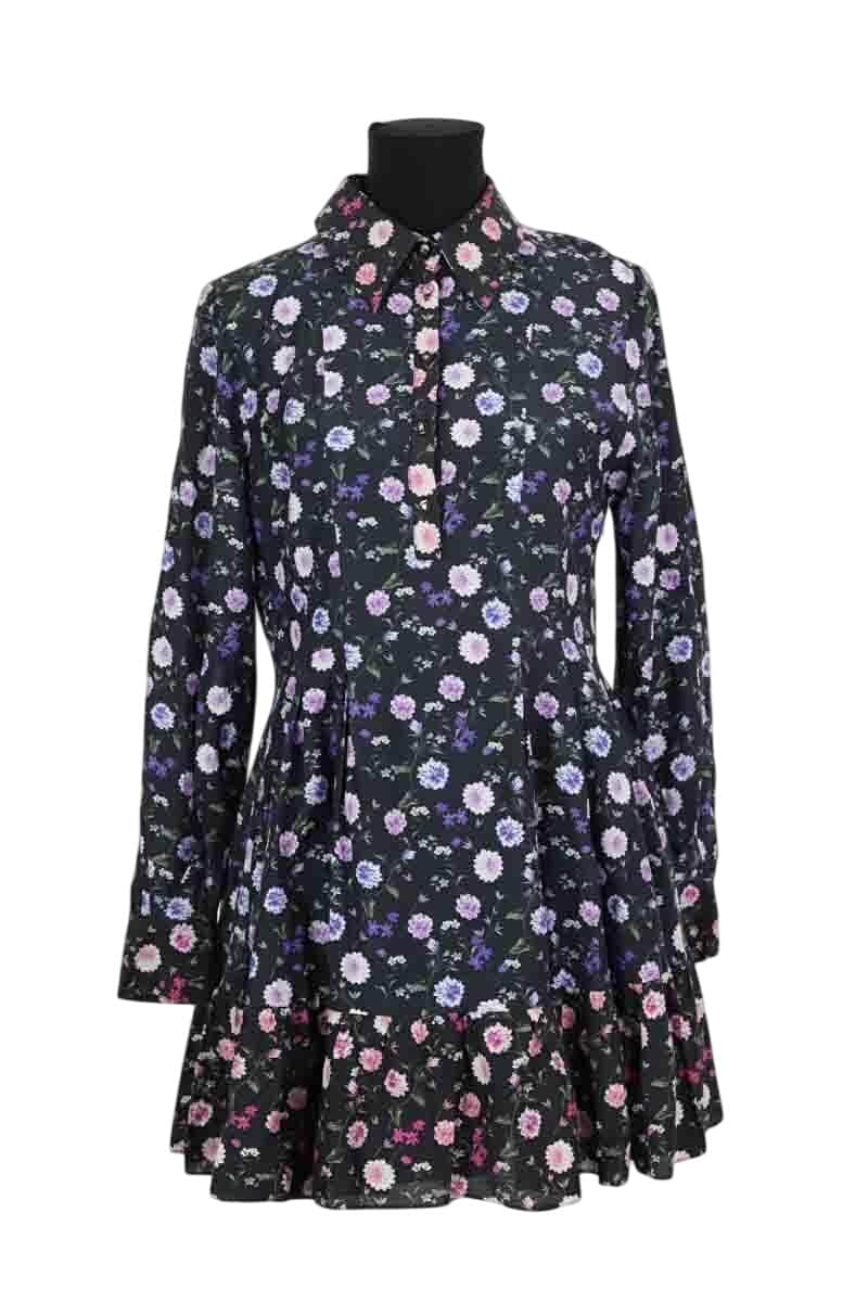 Robe The Kooples Noir en Coton, taille M - Seconde Main