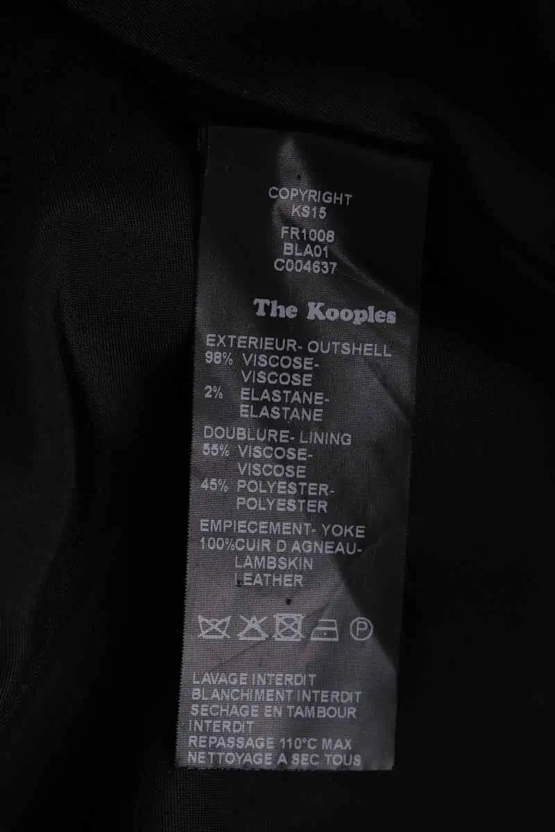 Robe The Kooples Noir en Coton