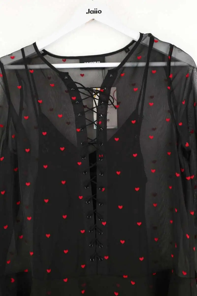 Robe The Kooples Noir en Polyester