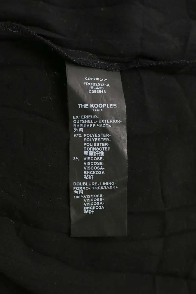 Robe The Kooples Noir en Polyester