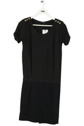 Robe The Kooples Noir en Soie, taille S - Seconde Main