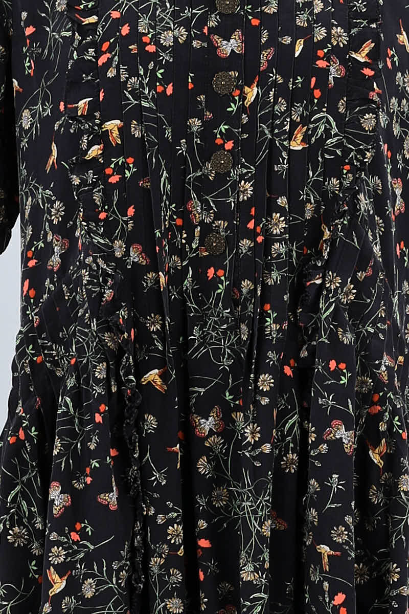Robe The Kooples Noir en Soie
