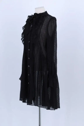 Robe The Kooples Noir en Soie