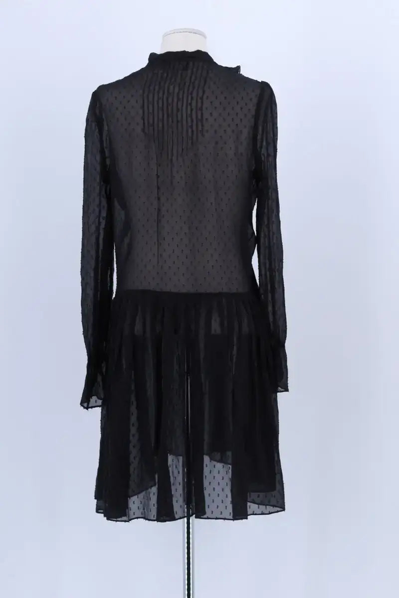 Robe The Kooples Noir en Soie