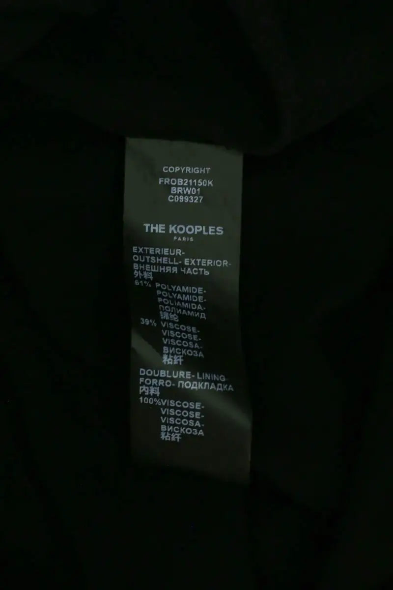 Robe The Kooples Noir en Synthétique