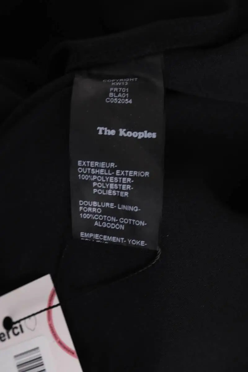 Robe The Kooples Noir en Synthétique