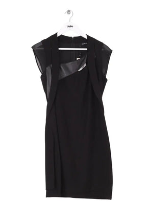 Robe The Kooples Noir en Synthétique, taille L - Seconde Main