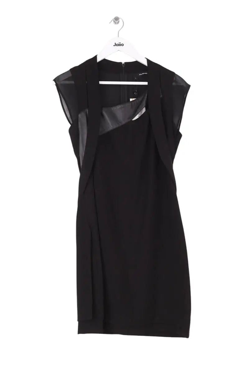Robe The Kooples Noir en Synthétique, taille L - Seconde Main