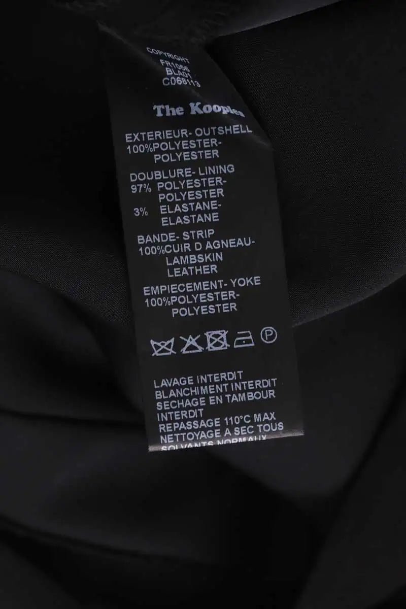 Robe The Kooples Noir en Synthétique