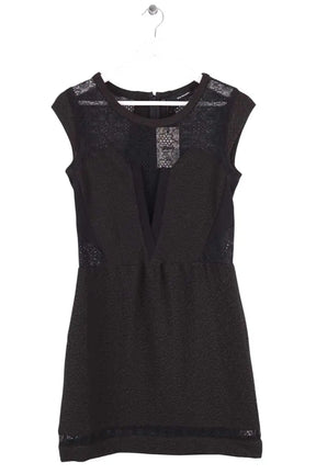 Robe The Kooples Noir en Synthétique, taille M - Seconde Main