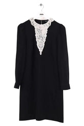 Robe The Kooples Noir en Synthétique, taille S - Seconde Main