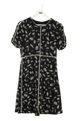 Robe The Kooples Noir en Synthétique, taille XS - Seconde Main