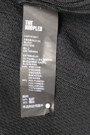 Robe The Kooples Noir en Viscose