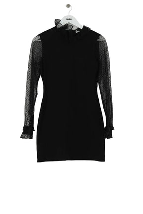 Robe The Kooples Noir en Viscose, taille S - Seconde Main