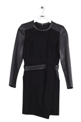 Robe The Kooples Noir en Viscose, taille S - Seconde Main