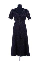 Robe The Kooples Noir en Viscose, taille S - Seconde Main
