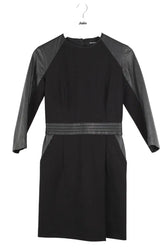 Robe The Kooples Noir en Viscose, taille XS - Seconde Main
