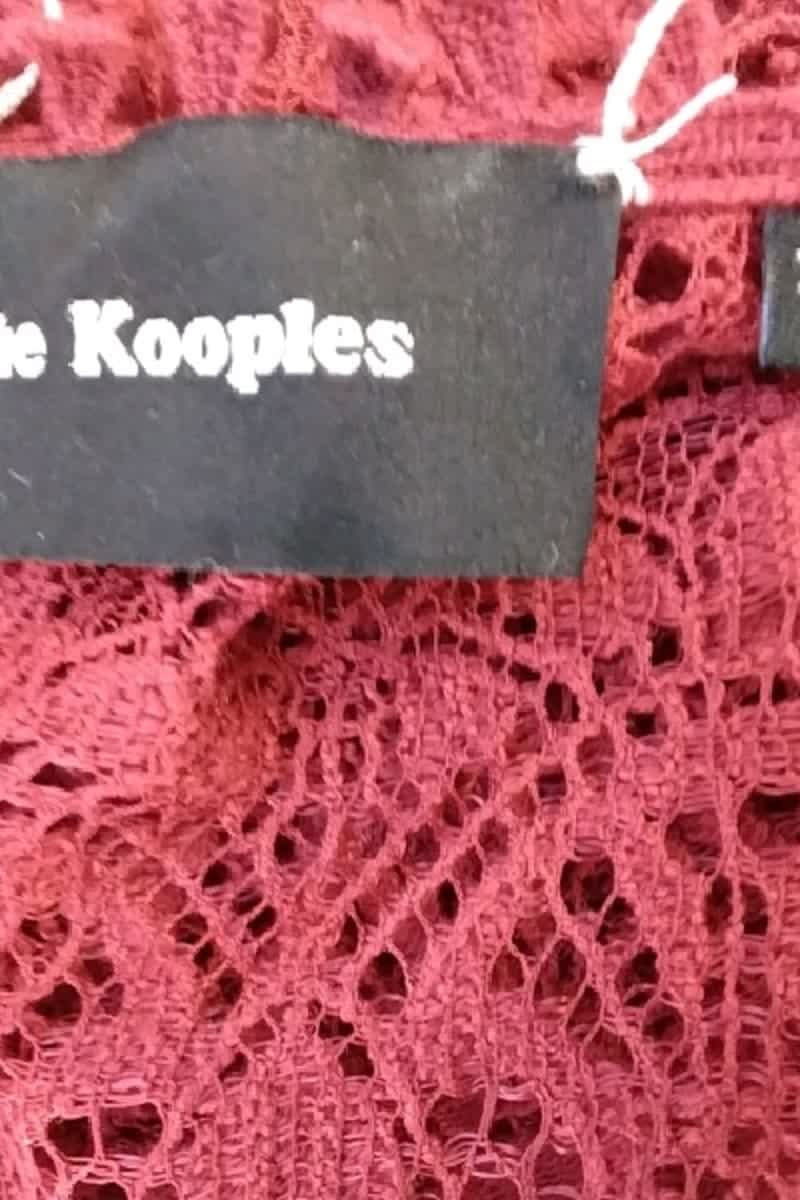 Robe The Kooples Rouge en Coton