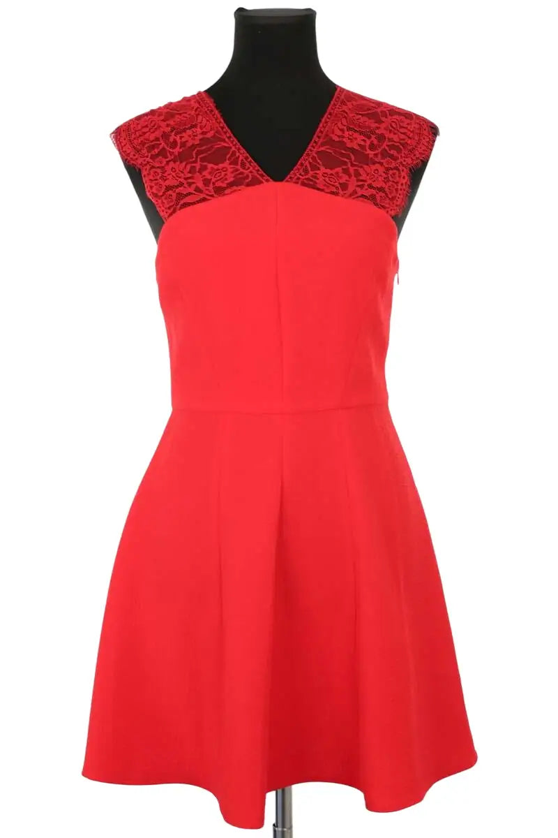 Robe The Kooples Rouge en Polyester, taille M - Seconde Main