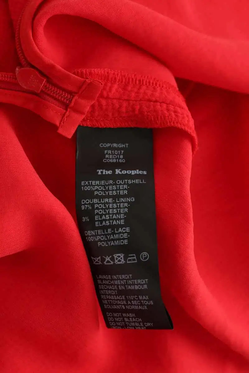 Robe The Kooples Rouge en Polyester