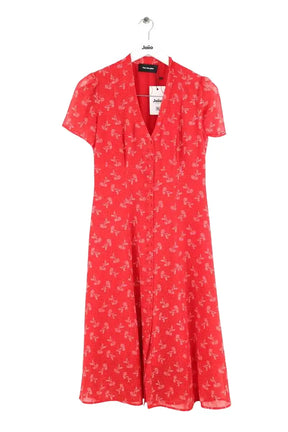 Robe The Kooples Rouge en Polyester, taille S - Seconde Main