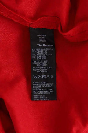 Robe The Kooples Rouge en Synthétique