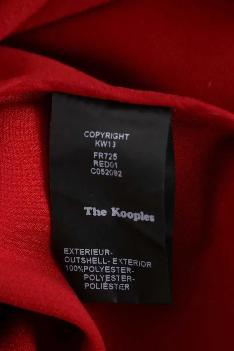 Robe The Kooples Rouge en Synthétique