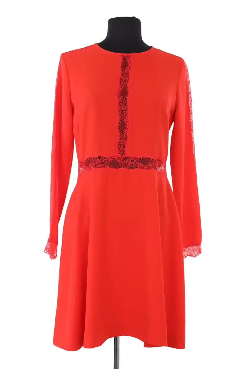 Robe The Kooples Rouge en Synthétique, taille S - Seconde Main