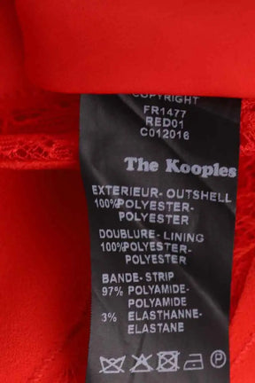 Robe The Kooples Rouge en Synthétique