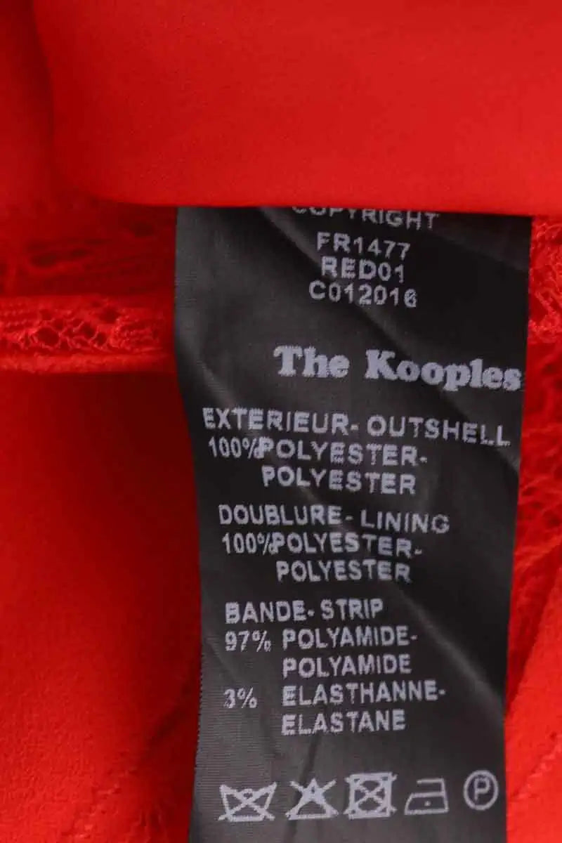 Robe The Kooples Rouge en Synthétique