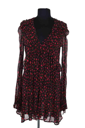 Robe The Kooples Rouge en Viscose, taille S - Seconde Main