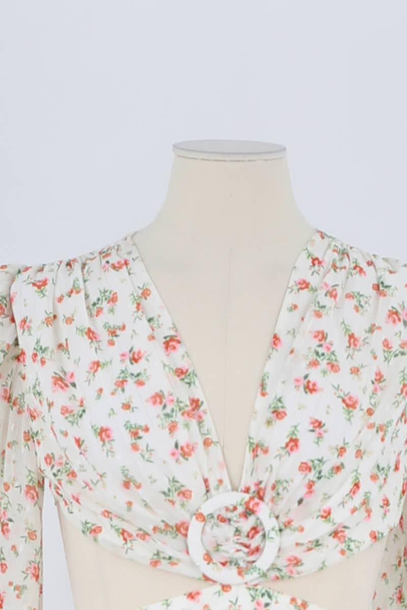 Robe The New Arrivals Ilkyaz Ozel Blanc en Polyester