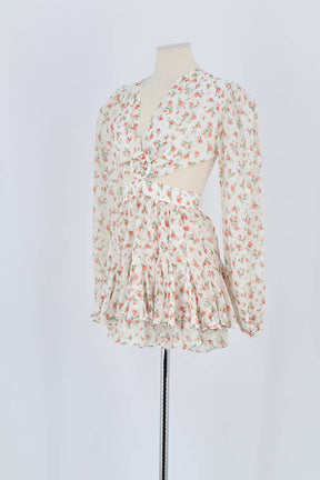 Robe The New Arrivals Ilkyaz Ozel Blanc en Polyester