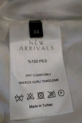Robe The New Arrivals Ilkyaz Ozel Blanc en Polyester
