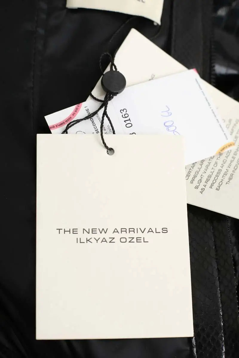 Robe The New Arrivals Ilkyaz Ozel Rochelle mini Noir en Cuir