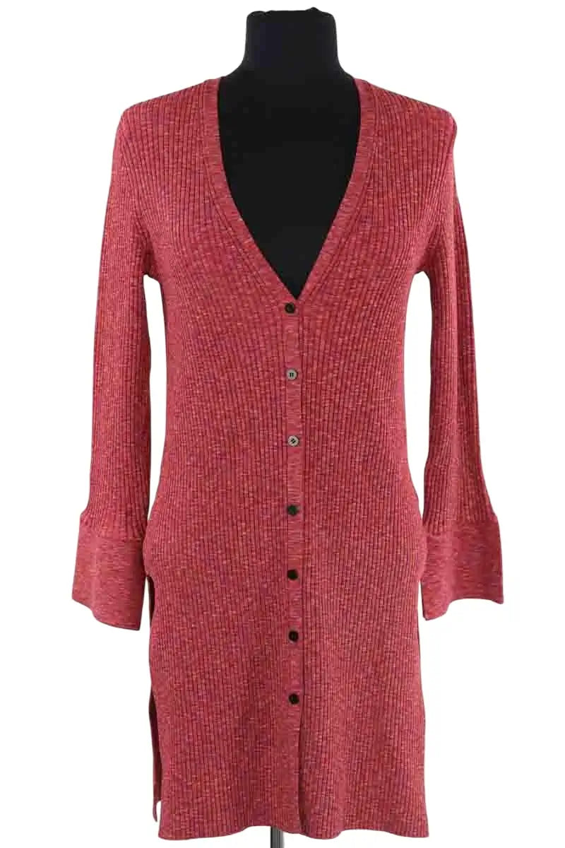 Robe Theory Rouge en Viscose, taille M - Seconde Main