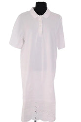 Robe Tommy Hilfiger Blanc en Coton, taille L - Seconde Main