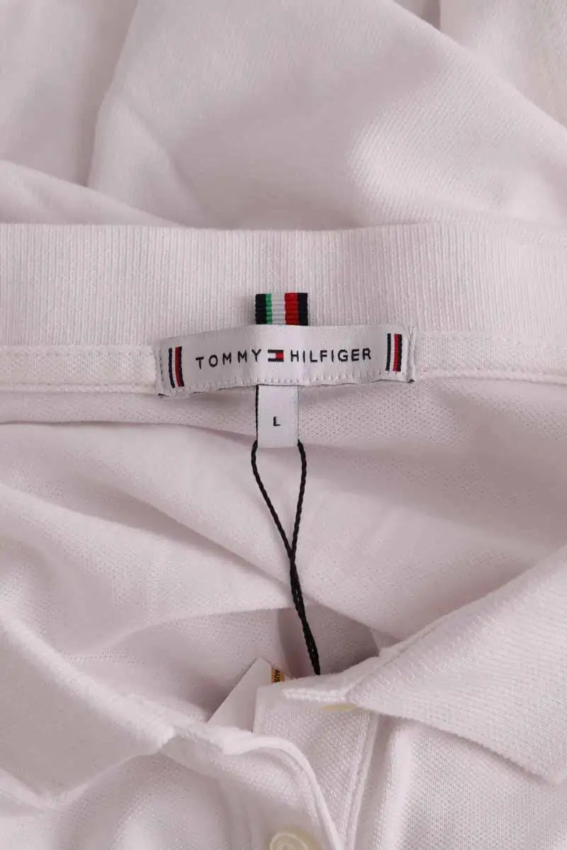 Robe Tommy Hilfiger Blanc en Coton